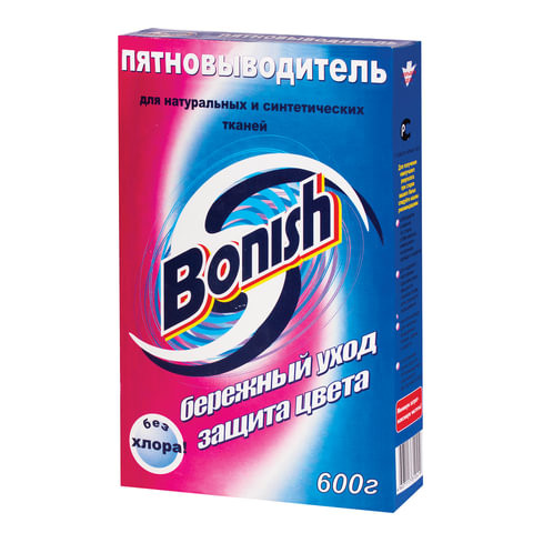Средство для удаления пятен 600 г, BONISH (Бониш) "Бережный уход и защита цвета", без хлора по низкой цене оптом 