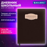 Дневник 1-11 класс 48л, кожзам (твердая с поролоном), нашивка, BRAUBERG IGUANA, коричневый, 107227 по низкой цене оптом Краснодар, Москва, Уфа, Казань, Барнаул, Владивосток, Хабаровск, Сахалин, Красноярск, Екатеренбург, 