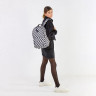 Рюкзак BRAUBERG POSITIVE универсальный, потайной карман, "Black and White", 42х28х14 см, 270777 по низкой цене оптом 