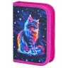 Пенал BRAUBERG, 1 отделение, полиэстер, 21х14 см, Space cat, 273518 по низкой цене оптом 