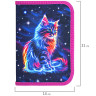 Пенал BRAUBERG, 1 отделение, полиэстер, 21х14 см, Space cat, 273518 по низкой цене оптом 