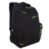 Рюкзак GRIZZLY школьный, анатом. спинка, 2 отделения, д/мальч., LIFE, зел.эл. 45х32х2, RU-430-10/3