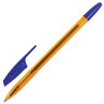 Ручка шариковая BRAUBERG "X-333" AMBER, СИНЯЯ, корпус тонированный оранжевый, узел 0,7 мм, линия письма 0,35 мм, 142832 по низкой цене оптом Краснодар, Москва, Уфа, Казань, Барнаул, Владивосток, Хабаровск, Сахалин, Красноярск, Екатеренбург, 