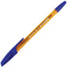 Ручка шариковая BRAUBERG "X-333" AMBER, СИНЯЯ, корпус тонированный оранжевый, узел 0,7 мм, линия письма 0,35 мм, 142832 по низкой цене оптом Краснодар, Москва, Уфа, Казань, Барнаул, Владивосток, Хабаровск, Сахалин, Красноярск, Екатеренбург, 