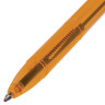 Ручка шариковая BRAUBERG "X-333" AMBER, СИНЯЯ, корпус тонированный оранжевый, узел 0,7 мм, линия письма 0,35 мм, 142832 по низкой цене оптом Краснодар, Москва, Уфа, Казань, Барнаул, Владивосток, Хабаровск, Сахалин, Красноярск, Екатеренбург, 