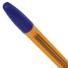 Ручка шариковая BRAUBERG "X-333" AMBER, СИНЯЯ, корпус тонированный оранжевый, узел 0,7 мм, линия письма 0,35 мм, 142832 по низкой цене оптом Краснодар, Москва, Уфа, Казань, Барнаул, Владивосток, Хабаровск, Сахалин, Красноярск, Екатеренбург, 