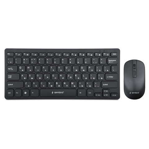 Набор беспроводной GEMBIRD KBS-9100, клавиатура 78кл, мышь 4кн, 1600 DPI, 2.4 ГГц, черный по низкой цене оптом Набор беспроводной GEMBIRD KBS-9100, клавиатура 78кл, мышь 4кн, 1600 DPI, 2.4 ГГц, черный по низкой цене оптом