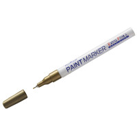 Маркер-краска лаковый MUNHWA "Extra Fine Paint Marker", ЗОЛОТОЙ, 1 мм, нитро-основа, EFPM-07