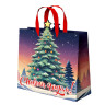 Пакет подарочный (1шт) новогодний, 26х13х32см "Без границ" ассорти, ламинация, ЗОЛОТАЯ СКАЗКА, 592439 по низкой цене оптом 