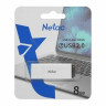 Флеш-диск 8GB NETAC U185, USB 2.0, белый, NT03U185N-008G-20WH по низкой цене оптом Краснодар, Москва, Уфа, Казань, Барнаул, Владивосток, Хабаровск, Сахалин, Красноярск, Екатеренбург, 