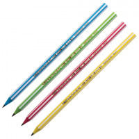 Карандаш чернографитный BIC, 1 шт., "Evolution", HB, без резинки, пластиковый, корпус ассорти, заточенный, 918487
