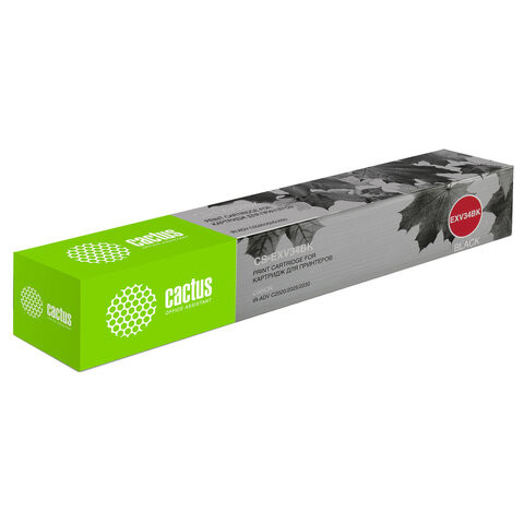 Картридж лазерный CACTUS (CS-EXV34BK) для Canon IR C2030L/C2030i/C2020i, черный, ресурс 23000 страниц по низкой цене оптом 