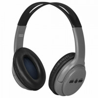 Наушники с микрофоном (гарнитура) DEFENDER FreeMotion B520, Bluetooth, беспроводные, с оголовьем, серые, 63520