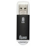Флеш-диск 8 GB, SMARTBUY V-Cut, USB 2.0, металлический корпус, черный, SB8GBVC-K по низкой цене оптом Краснодар, Москва, Уфа, Казань, Барнаул, Владивосток, Хабаровск, Сахалин, Красноярск, Екатеренбург, 