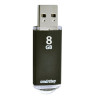 Флеш-диск 8 GB, SMARTBUY V-Cut, USB 2.0, металлический корпус, черный, SB8GBVC-K по низкой цене оптом Краснодар, Москва, Уфа, Казань, Барнаул, Владивосток, Хабаровск, Сахалин, Красноярск, Екатеренбург, 