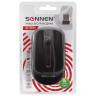 Мышь беспроводная SONNEN M-3032, USB, 1200 dpi, 2 кнопки + 1 колесо-кнопка, оптическая, черная, 512640 по низкой цене оптом Краснодар, Москва, Уфа, Казань, Барнаул, Владивосток, Хабаровск, Сахалин, Красноярск, Екатеренбург, 