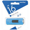 Флеш-диск 16 GB SMARTBUY Stream USB 2.0, синий, SB16GBST-B по низкой цене оптом Краснодар, Москва, Уфа, Казань, Барнаул, Владивосток, Хабаровск, Сахалин, Красноярск, Екатеренбург, 