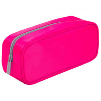 Пенал-косметичка BRAUBERG, мягкий, "KING SIZE NEON PINK", 20х8х9 см, 229019