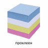 Блок для записей STAFF, проклеенный, куб 8х8 см, 800 листов, цветной, чередование с белым, 120383 по низкой цене оптом 