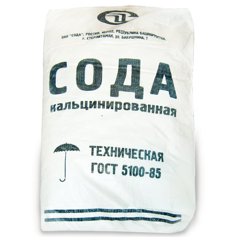 Сода кальцинированная, 25 кг, - по низкой цене оптом 