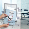 Рамки настенные для рекламы DURAFRAME, А4, КОМПЛЕКТ 2 шт., магнитные, самоклеящиеся, серебристые, DURABLE (Германия), 4872-23 по низкой цене оптом 