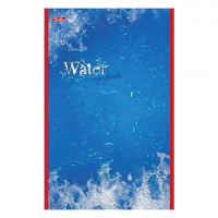 Блокнот А5 (135х205 мм), 48 л., скоба, картон, выборочный лак, клетка, HATBER, "Water" ("Вода"), 48Б5вмB3 03976, B023235