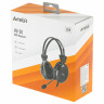 Наушники с микрофоном (гарнитура) A4TECH HU-30, проводные, 2 м, USB, черные, 1379903 по низкой цене оптом Краснодар, Москва, Уфа, Казань, Барнаул, Владивосток, Хабаровск, Сахалин, Красноярск, Екатеренбург, 