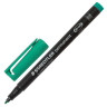 Маркер перманентный (нестираемый) STAEDTLER (Германия) "Lumocolor", ЗЕЛЕНЫЙ, круглый наконечник, 1 мм, 317-5 по низкой цене оптом 