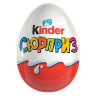 Шоколадное яйцо KINDER Surprise (Киндер Сюрприз), в ассортименте, 20 г, 77148592 по низкой цене оптом 