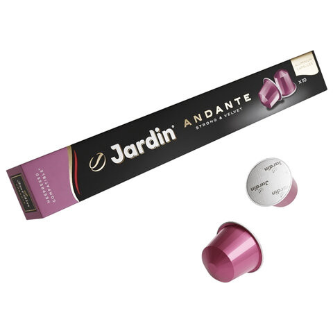Кофе в капсулах JARDIN "Andante" для кофемашин Nespresso, 10 порций, 1353-10 по низкой цене оптом 