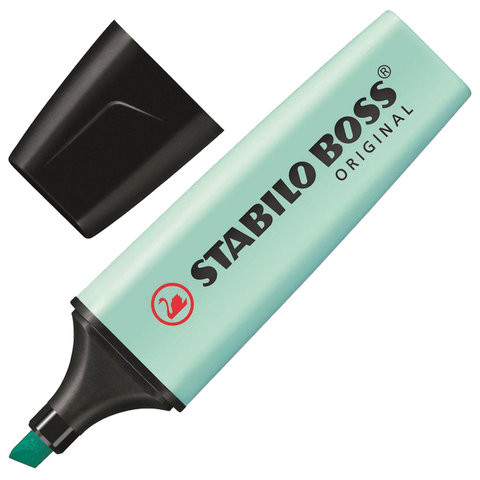 Текстовыделитель STABILO "Boss Pastel", БИРЮЗОВЫЙ, линия 2-5 мм, 70/113 по низкой цене оптом Краснодар, Москва, Уфа, Казань, Барнаул, Владивосток, Хабаровск, Сахалин, Красноярск, Екатеренбург, 