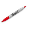 Маркер перманентный двусторонний КРАСНЫЙ SHARPIE "Twin Tip", наконечники 0,9 / 0,5 мм, S0811110 по низкой цене оптом Краснодар, Москва, Уфа, Казань, Барнаул, Владивосток, Хабаровск, Сахалин, Красноярск, Екатеренбург, 