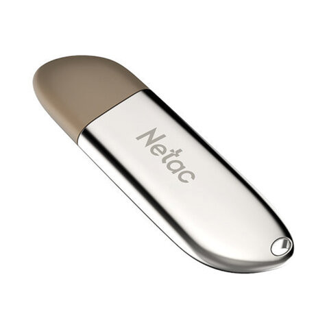Флеш-диск 16 GB NETAC U352, USB 2.0, металлический корпус, серебристый, NT03U352N-016G-20PN по низкой цене оптом Краснодар, Москва, Уфа, Казань, Барнаул, Владивосток, Хабаровск, Сахалин, Красноярск, Екатеренбург, 
