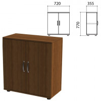 Шкаф (стеллаж) "Эко", 720х355х770 мм, полка, орех, 402896, 402896-190