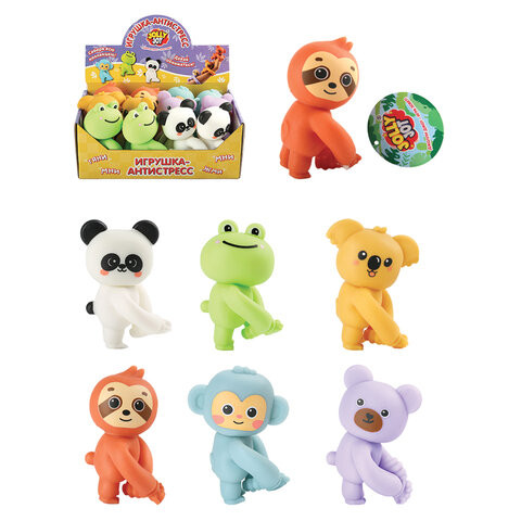 Игрушка-антистресс "ЗВЕРЮШКА-ОБНИМАШКА", ассорти 6 видов, дисплей, JOLLY JOT (ДЖОЛЛИ ДЖОТ), 665785 по низкой цене оптом Игрушка-антистресс "ЗВЕРЮШКА-ОБНИМАШКА", ассорти 6 видов, дисплей, JOLLY JOT (ДЖОЛЛИ ДЖОТ), 665785 по низкой цене оптом
