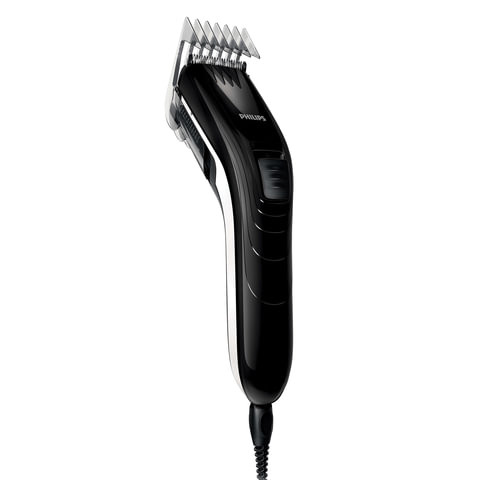 Машинка для стрижки волос PHILIPS QC5115/15, 11 установок длины, сеть, черная по низкой цене оптом Краснодар, Москва, Уфа, Казань, Барнаул, Владивосток, Хабаровск, Сахалин, Красноярск, Екатеренбург, 