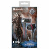 Наушники с микрофоном (гарнитура) вкладыши DEFENDER Lance, проводные, 1,2 м, вкладыши, черные с красным, 64450 по низкой цене оптом 