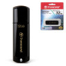 Флеш-диск 32 GB, TRANSCEND Jet Flash 350, USB 2.0, черный, TS32GJF350 по низкой цене оптом Краснодар, Москва, Уфа, Казань, Барнаул, Владивосток, Хабаровск, Сахалин, Красноярск, Екатеренбург, 