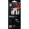 Наушники DEFENDER Basic 604, проводные, 1,2 м, вкладыши, черные с красным, 63605 по низкой цене оптом Краснодар, Москва, Уфа, Казань, Барнаул, Владивосток, Хабаровск, Сахалин, Красноярск, Екатеренбург, 