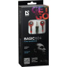 Наушники DEFENDER Basic 604, проводные, 1,2 м, вкладыши, черные с красным, 63605 по низкой цене оптом Краснодар, Москва, Уфа, Казань, Барнаул, Владивосток, Хабаровск, Сахалин, Красноярск, Екатеренбург, 