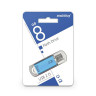 Флеш-диск 8 GB, SMARTBUY V-Cut, USB 2.0, металлический корпус, синий, SB8GBVC-B по низкой цене оптом Краснодар, Москва, Уфа, Казань, Барнаул, Владивосток, Хабаровск, Сахалин, Красноярск, Екатеренбург, 