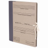 Папка архивная для переплета "Форма 21" 80 мм, с гребешками, 4 отверстия, завязки, STAFF, 112172 по низкой цене оптом 