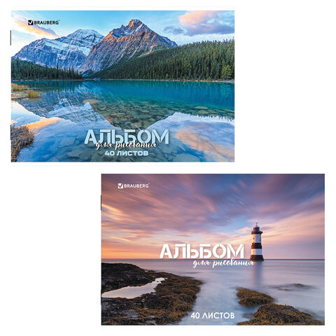 Альбом д/рис. А4 40л., скоба, обложка картон, BRAUBERG, 205х290мм, Хищные, (2 вида), 106704 по низкой цене оптом Краснодар, Москва, Уфа, Казань, Барнаул, Владивосток, Хабаровск, Сахалин, Красноярск, Екатеренбург, 