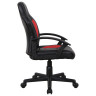 Кресло компьютерное BRABIX "Spark GM-201", экокожа, черное/красное, 532503 по низкой цене оптом 