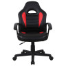 Кресло компьютерное BRABIX "Spark GM-201", экокожа, черное/красное, 532503 по низкой цене оптом 