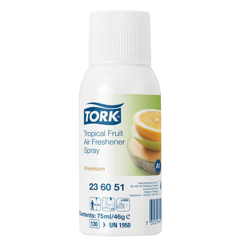 Сменный баллон 75 мл, TORK (Система А1) Premium, тропический аромат, 236051 по низкой цене оптом 