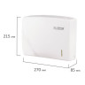 Диспенсер для полотенец LAIMA PROFESSIONAL ORIGINAL (Система H2), Z-сложения, белый, ABS-пластик, 605759 по низкой цене оптом Краснодар, Москва, Уфа, Казань, Барнаул, Владивосток, Хабаровск, Сахалин, Красноярск, Екатеренбург, 