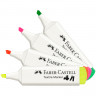 Маркер перманентный для ткани Faber-Castell "Textile Neon" 04цв., 1-5мм, блистер по низкой цене оптом Краснодар, Москва, Уфа, Казань, Барнаул, Владивосток, Хабаровск, Сахалин, Красноярск, Екатеренбург, 