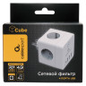 Сетевой фильтр CABLEXPERT Cube, 4 розетки, 16А, 1xType-C PD, 3хUSB, белый, CUBE-4-СU3-W по низкой цене оптом 