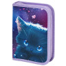 Пенал BRAUBERG, 1 отделение, 1 откидная планка, полиэстер, 21х14 см, Anime cat, 272322 по низкой цене оптом 